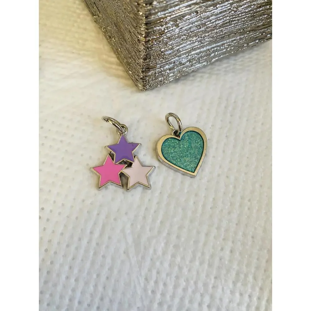 Heart and Star Charm Set